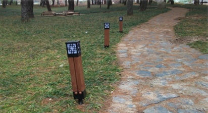 태양광 안전 휀스등